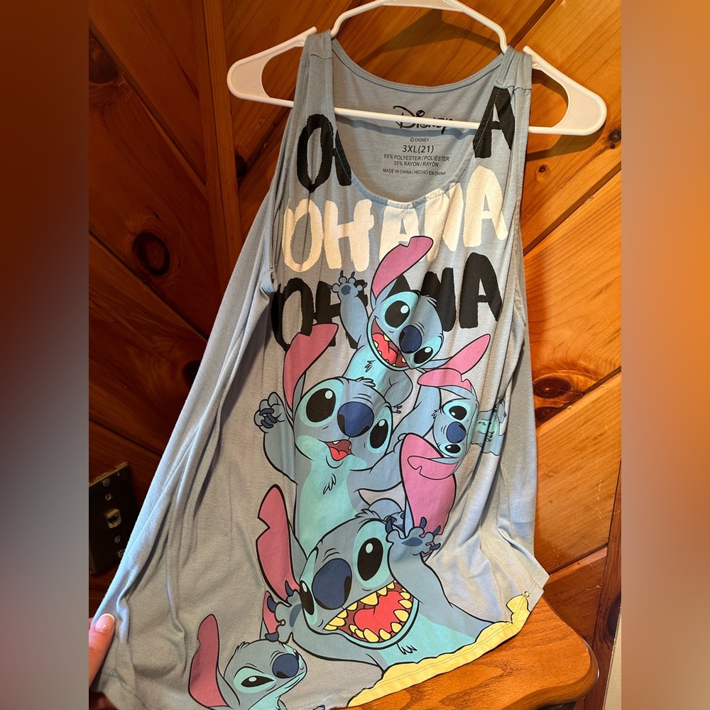 Disney Ohana Stitch Tank Top
